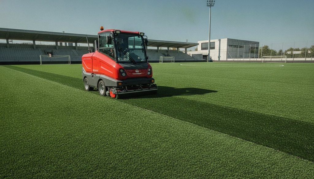 Kunstrasen Reinigung Spezialmaschine: Verfahren für maximale Spielfeld-Qualität 2026