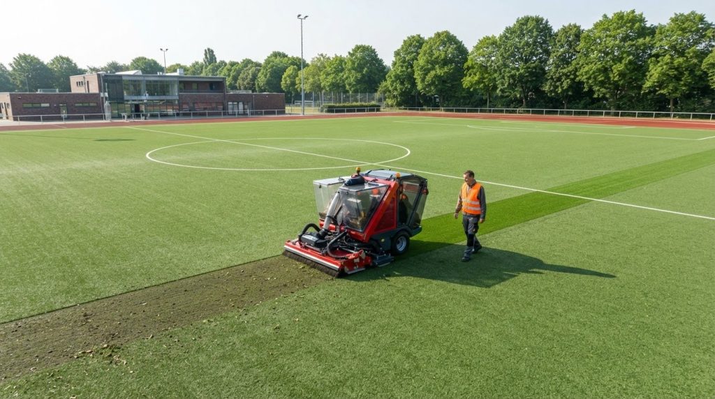 Kunstrasen Tiefenreinigung Fachbetrieb: Der Leitfaden für Sportplatzbetreiber 2026